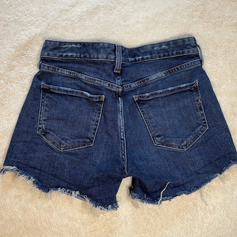 Express Shortie Relaxed‎ Low Rise Denim Jean Shorts - Picture 4 of 6